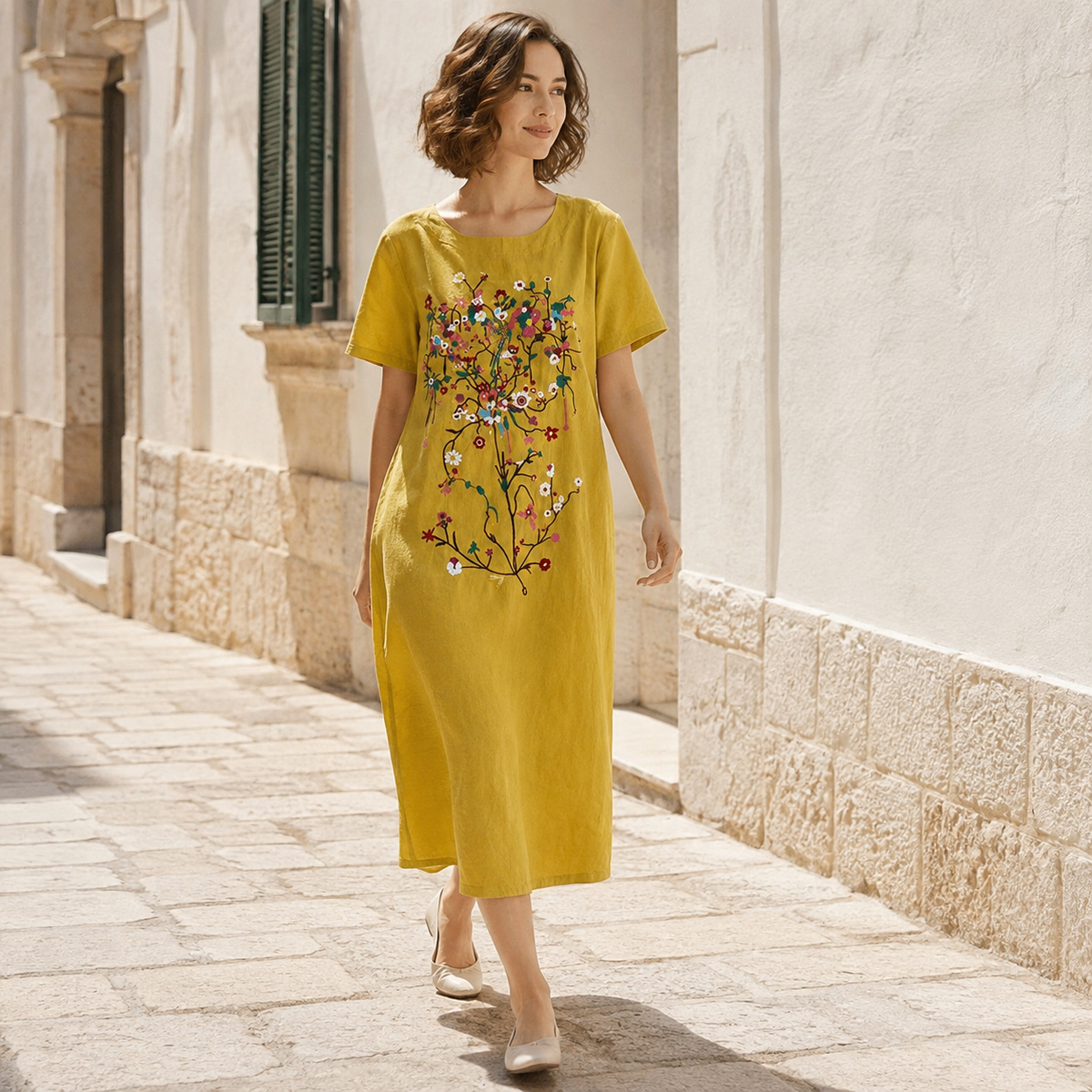 Naya Bohème jaune — look lifestyle