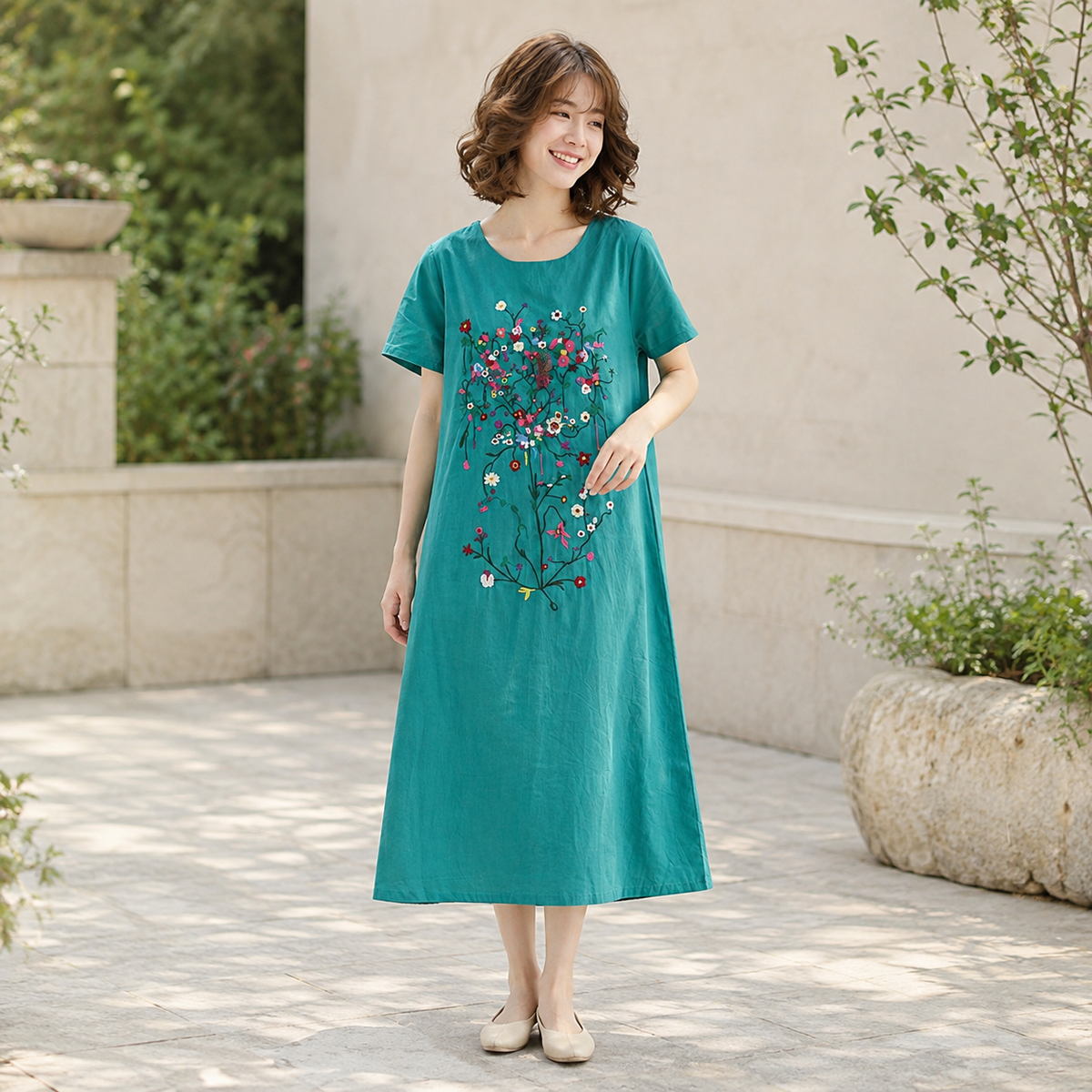 Naya Bohème verte — look lifestyle