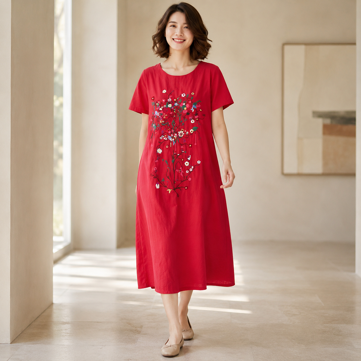 Naya Bohème rouge — look lifestyle