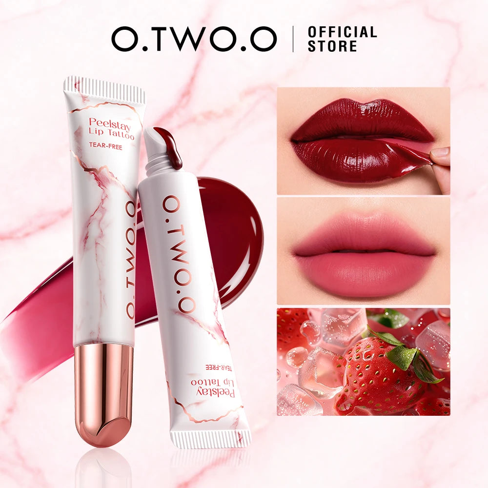 Peel-Off Lip Stain Long-Wear Waterproof Lip Tint