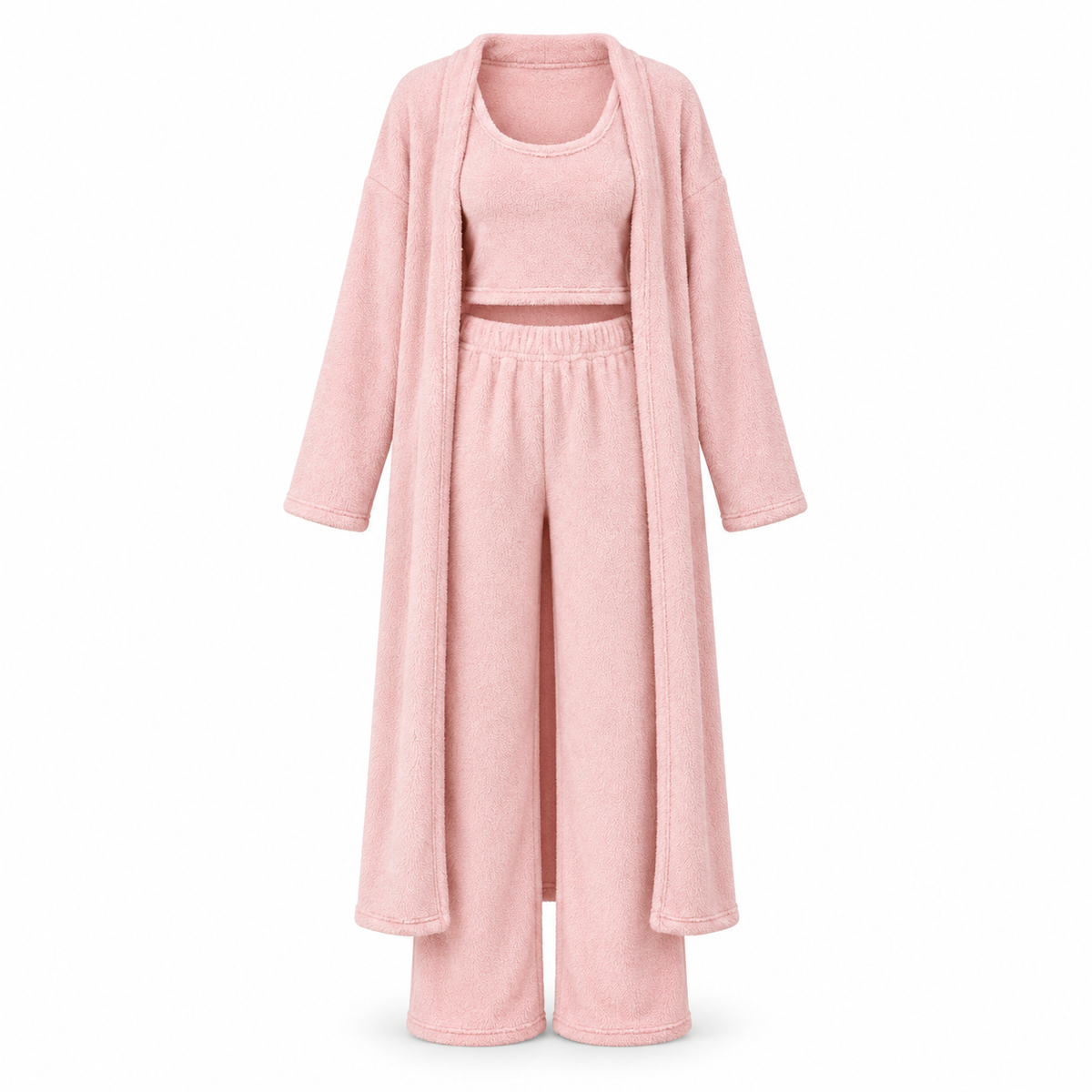 Loungewear Maille vue de face effet ghost mannequin