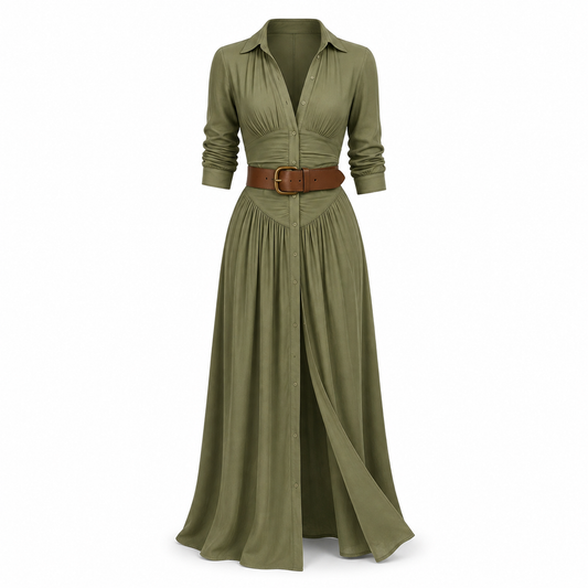 Chiffon Col Halter